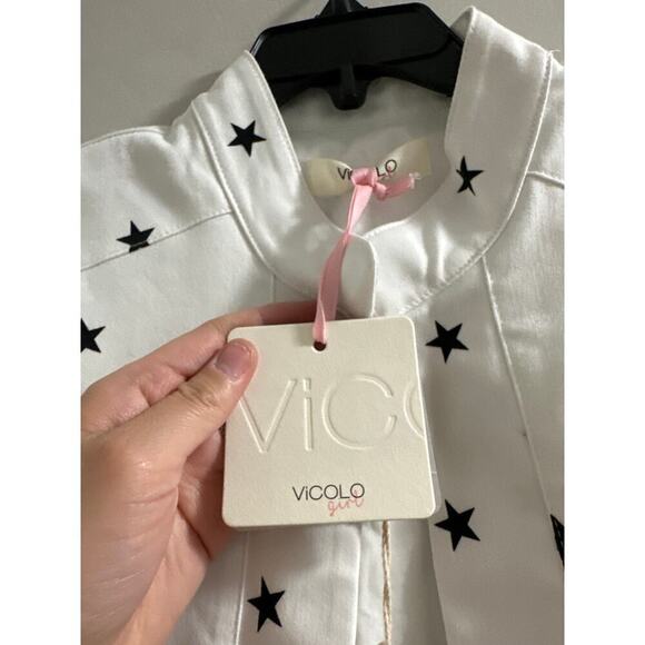 🔥FLASH SALE🔥 VICOLO girl star Blazer‎ girls size 14A - Picture 3 of 7